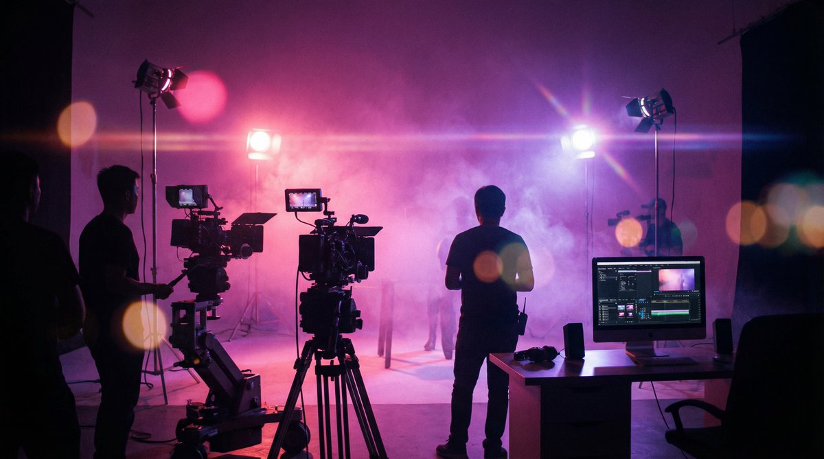 网红主播影视制作现场